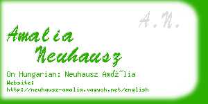 amalia neuhausz business card